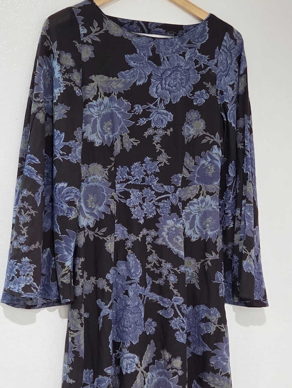 Free People Melrose Floral Printed Bell Sleeves Maxi Dress - Picture 5 of 9